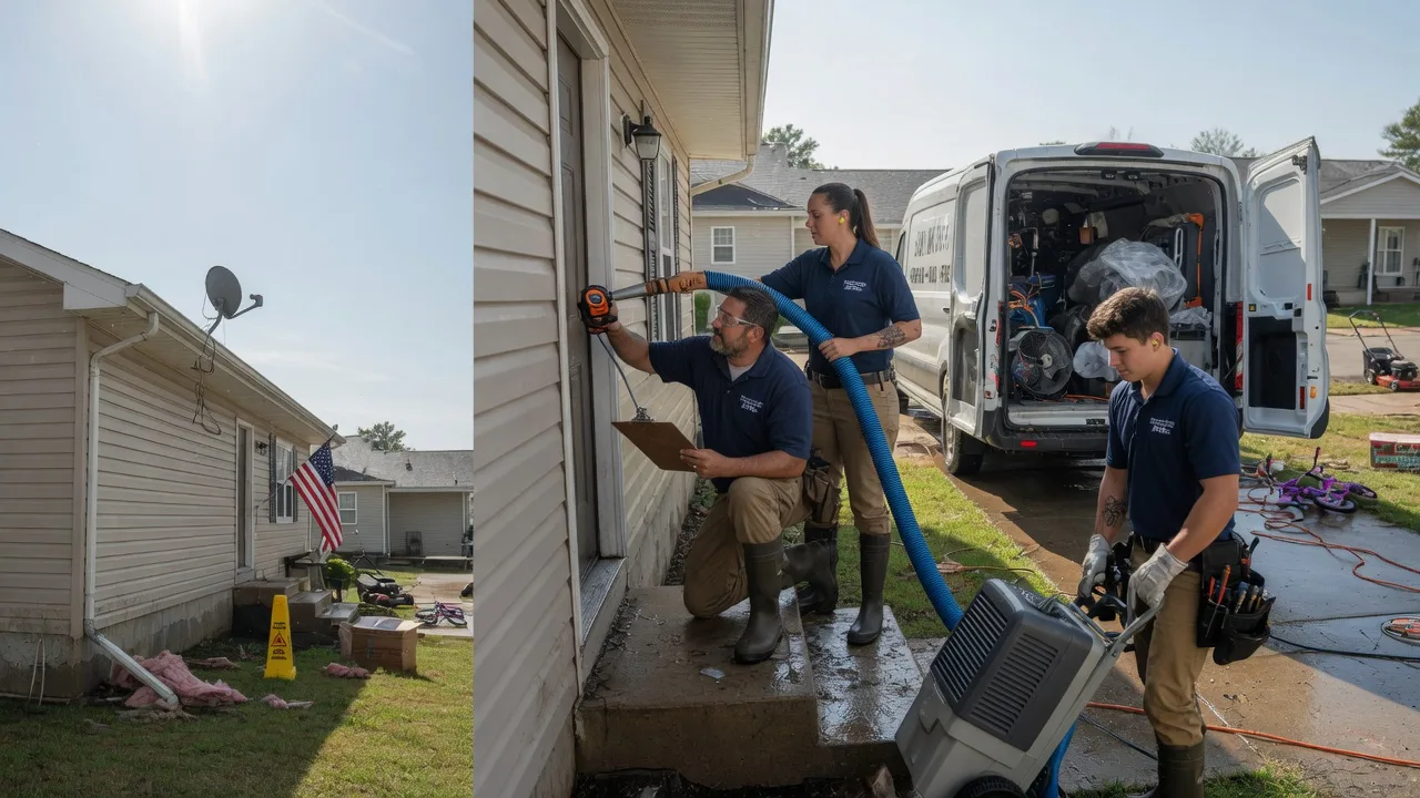 Ceiling Water Damage Restoration in Arcanum, OH near me